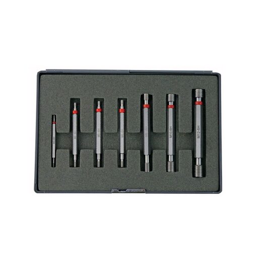 Set calibre tampon filetate Metric DIN 13, GO/NOGO 7buc/set, Klass