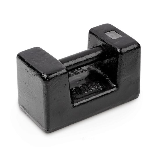 Greutate etalon din fonta lacuita forma rectangulara ECO, clasa M1, KERN , 