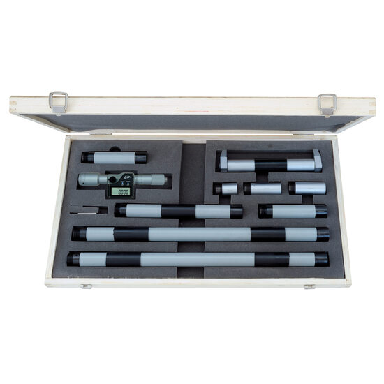 Set micrometru digital de interior in 2 puncte tip baston, Schut