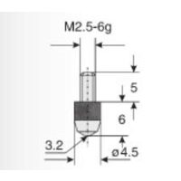 Palpator ceas comparator cu varf sferic, Kaefer