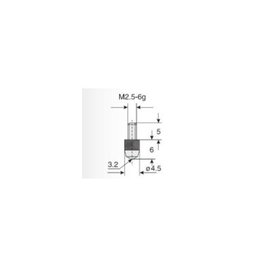 Palpator ceas comparator cu varf sferic, Kaefer