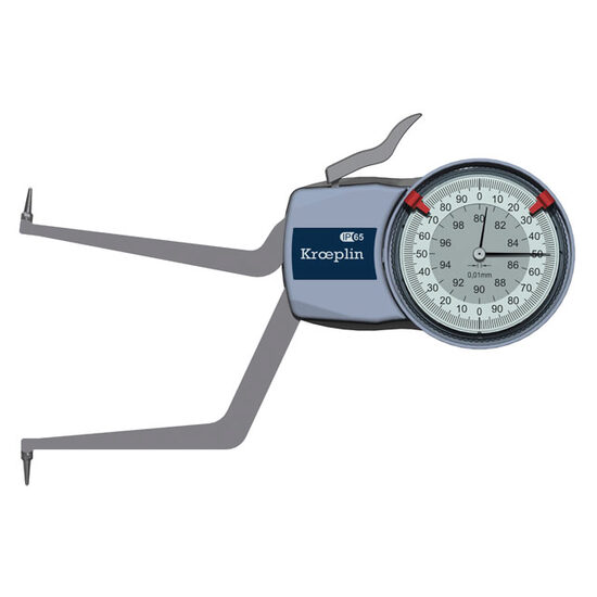 Aparat mecanic pentru măsurat interior, Kroeplin 80–100 mm  / 0.01 mm