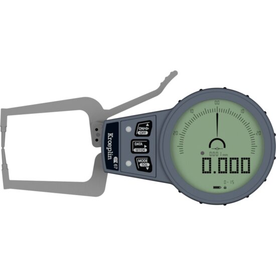 Aparat digital măsurat grosimi, Kroeplin C015 0-15 mm  / 0.001 mm