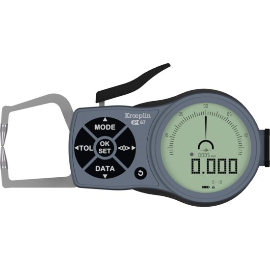 Aparat digital măsurat grosimi, Kroeplin K110 0-10 mm  / 0.005 mm