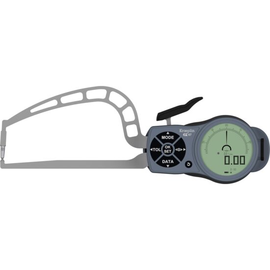 Aparat digital măsurat grosimi perete teava, Kroeplin K3R30 0-30 mm  / 0.01 mm
