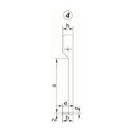 Palpator tip 4 pentru subler 910.285 - 286, Schut