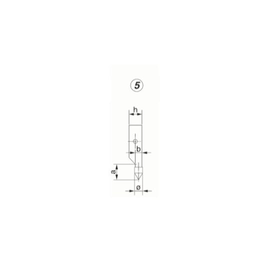 Palpator tip 5 pentru subler 910.285 - 286, Schut