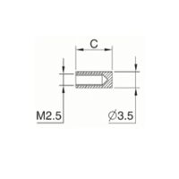 Suport palpatori M2.5 pentru sublere seria 837, Schut