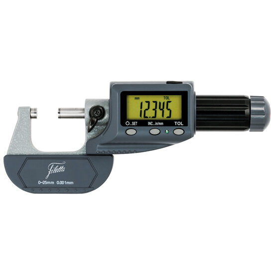 Micrometru digital cu functie setare camp toleranta IP54, Schut