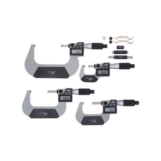 Set micrometre digitale IP65, Schut