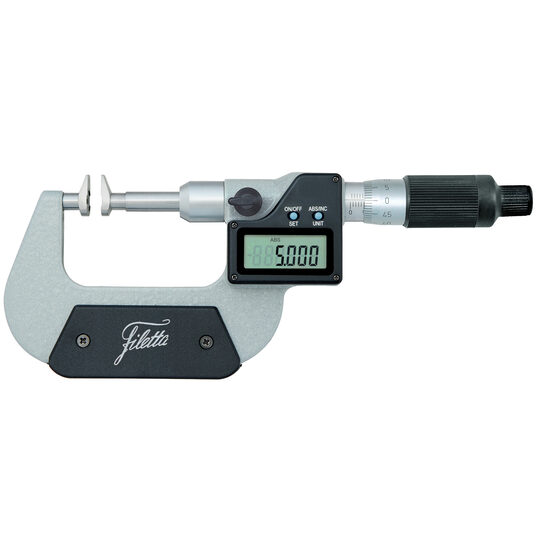 Micrometru digital cu bacuri speciale, Schut