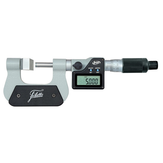 Micrometru digital cu bac fix marit, Schut