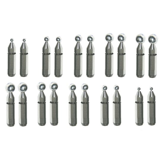 Set complet palpatori pentru micrometru roti dintate, Schut