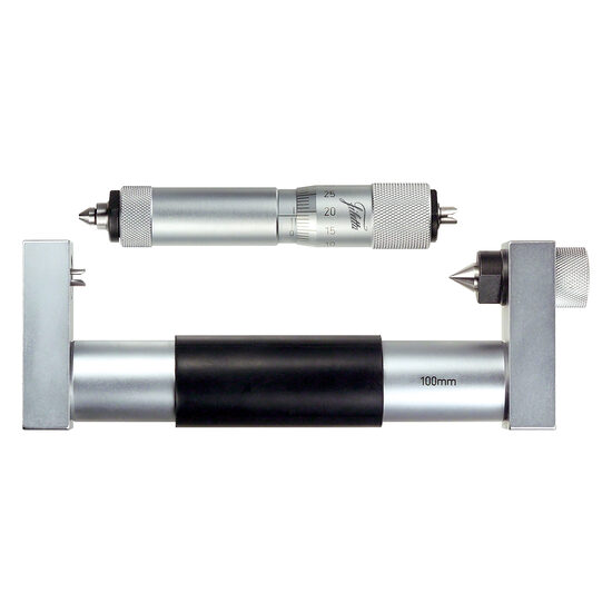 Micrometru mecanic de interior tip baston pentru filete cu palpatori interschimbabili, Schut