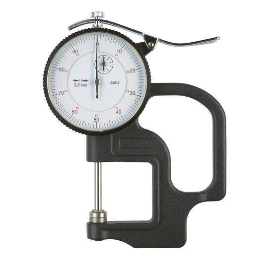 Aparat mecanic măsurat grosimi cu adancime potcoava 30 mm, Schut