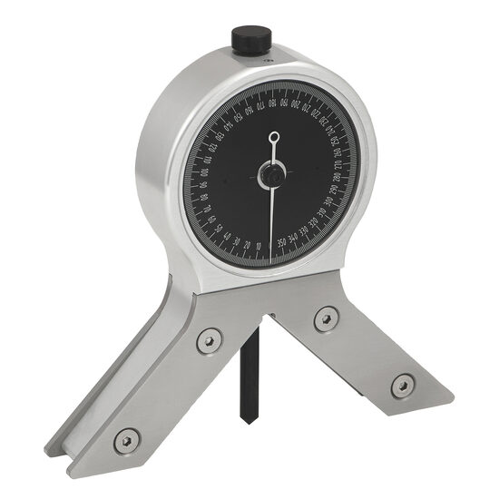 Clinometru mecanic cu varf de centrare, Schut