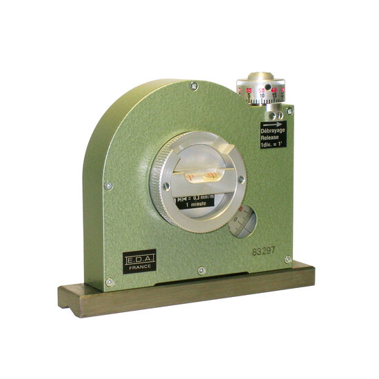 Clinometru mecanic de precizie baza prismatica, Schut