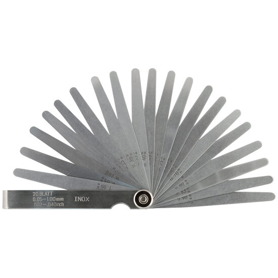 Set lere de grosime/ interstitiu din INOX, Schut