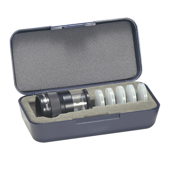 Set lupa cu scala gradata Peak 1975