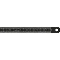 Rigla metalica gradata neagra EC II, Schut