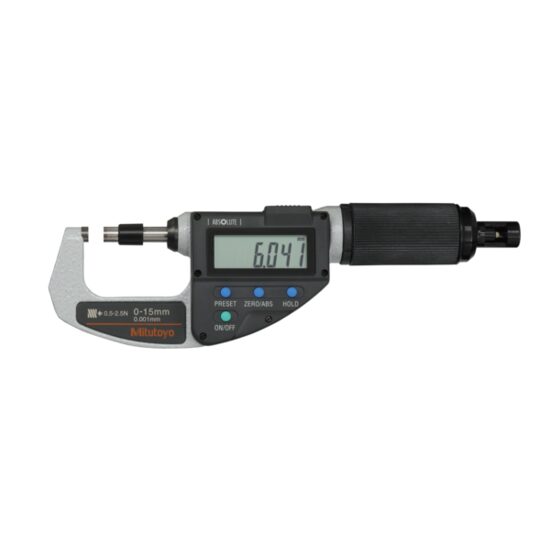 Micrometru digital QuickMike cu ajustarea fortei de contact Mitutoyo,