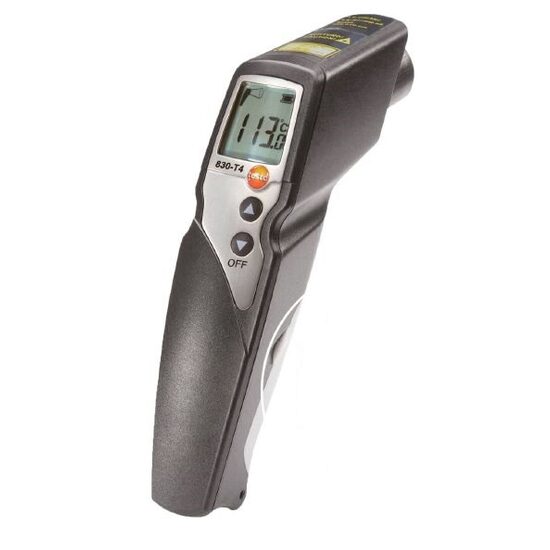 Termometru infraroşu cu 2 fascicule laser (sistem optic de 30:1)  TESTO 830-T4