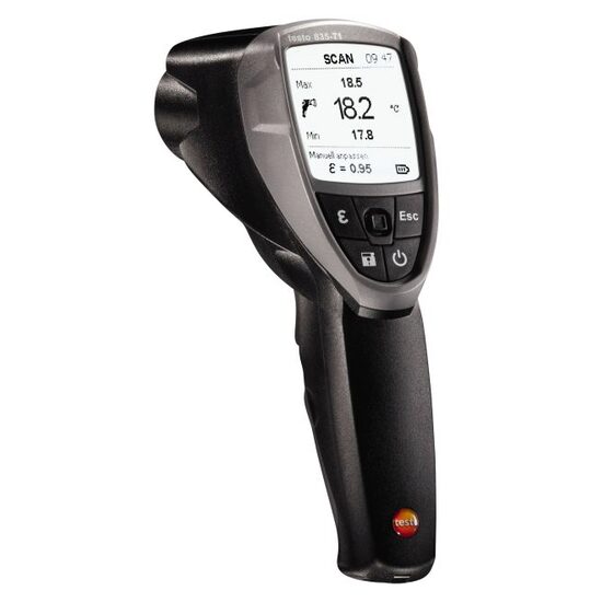 Termometru infraroşu cu 4 fascicule laser (sistem optic de 50:1)  TESTO 835-T1