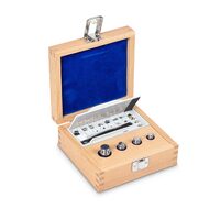 Set greutati etalon din INOX in cutie din lemn, clasa F1, KERN , 
