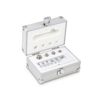 Set greutati etalon din INOX in cutie din aluminiu, clasa F2, KERN , 