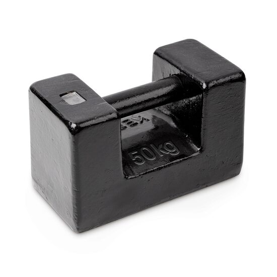 Greutate etalon din fonta lacuita forma rectangulara ECO, clasa M1, KERN , 